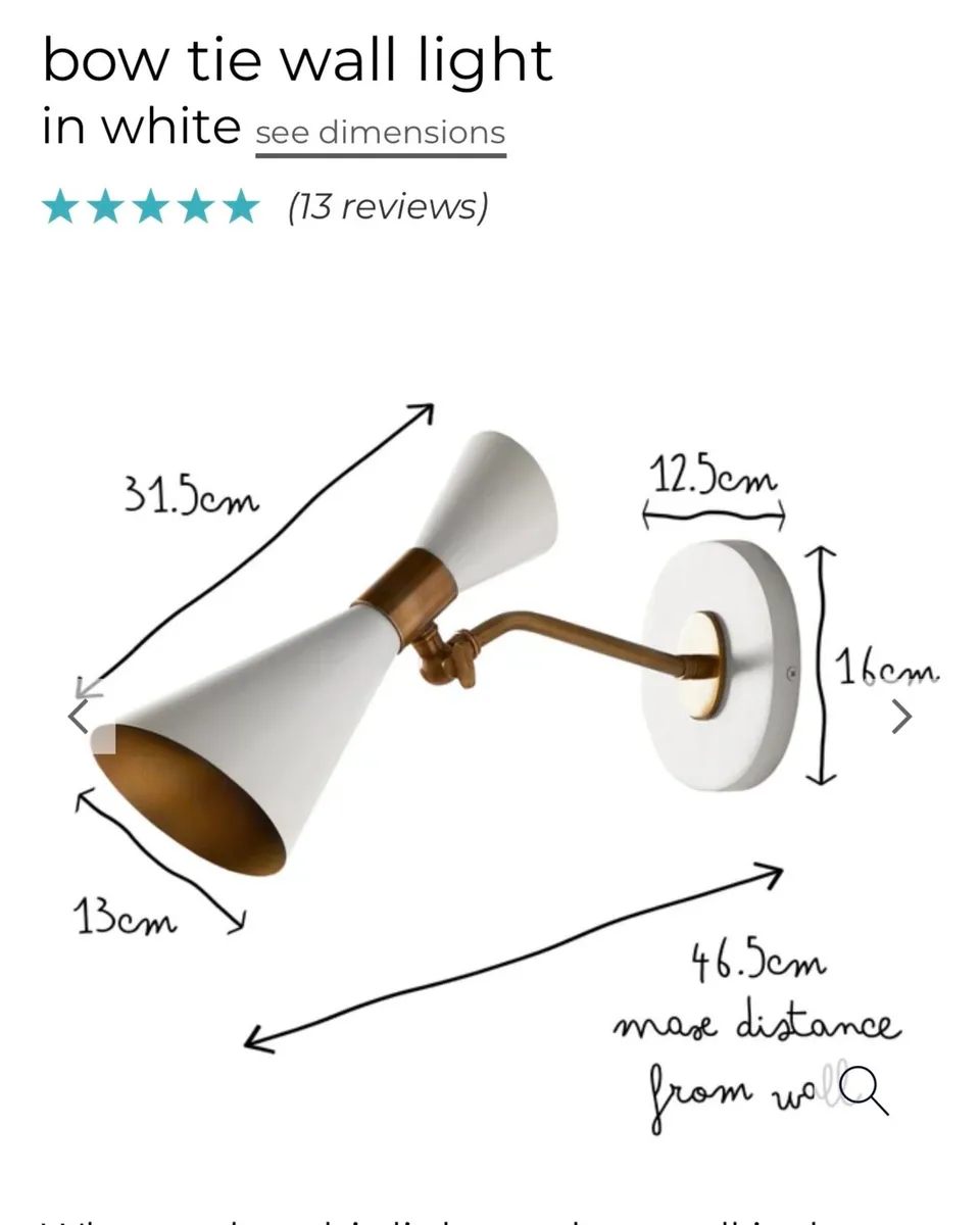 Bow Tie Wall Light - POOKY LIGHTS - Image 3