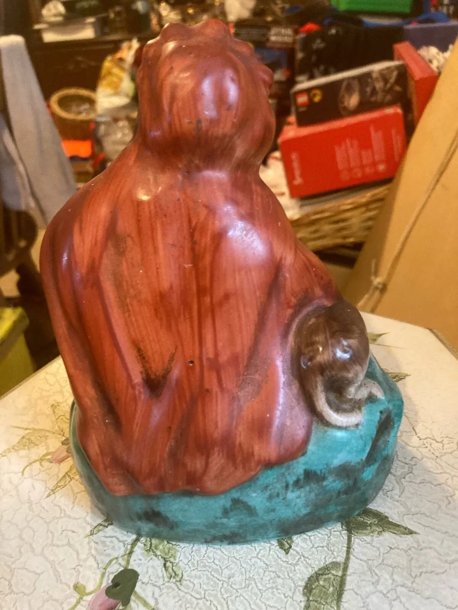 Staffordshire figure little red riding hood - Image 3