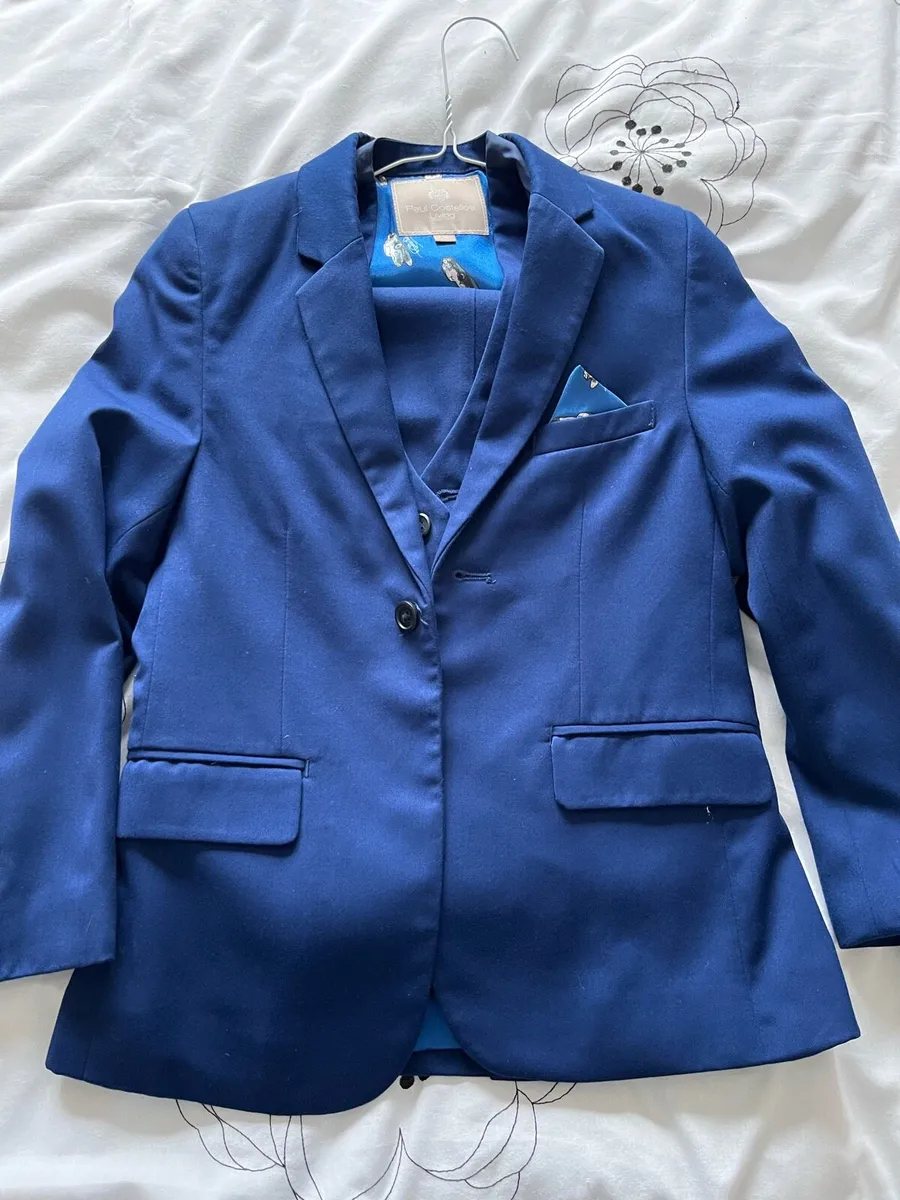 Navy blue communion suit Paul Costello - Image 1