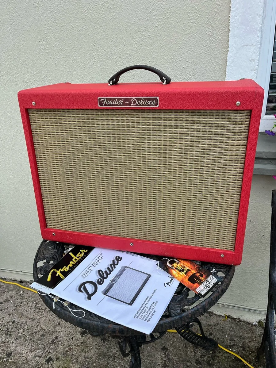 Fender Hotrod Delux, Texas Red, limited edition. - Image 1