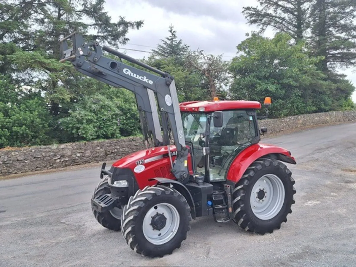 152 Case IH Maxxum 115 - Quicke Q55  (9037 Hrs) - Image 1