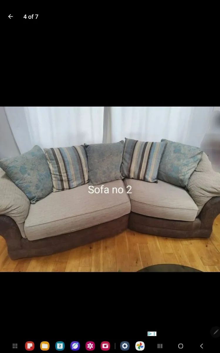 Two matching 3 seater Sofas - Image 1