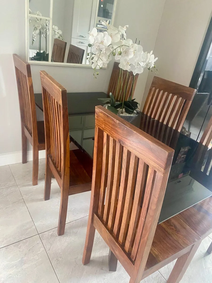 6 Dining Room chairs . Ballyvolane - Image 2