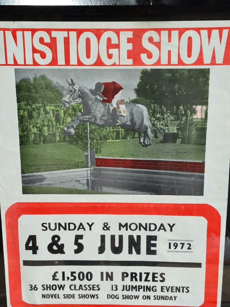Original Inistioge Kilkenny Horse Show poster from - Image 3