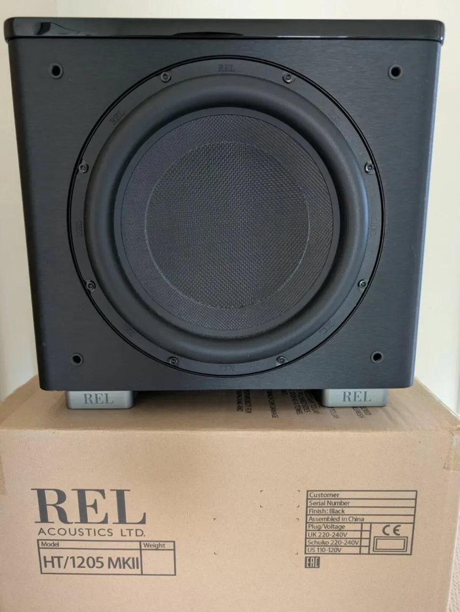 Rel HT/1205 MKII Black Subwoofer - Image 1
