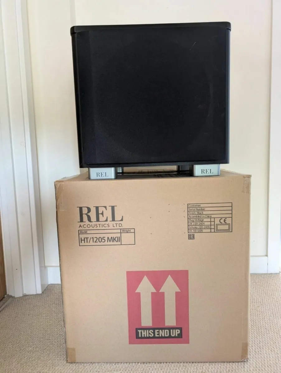 Rel HT/1205 MKII Black Subwoofer - Image 2