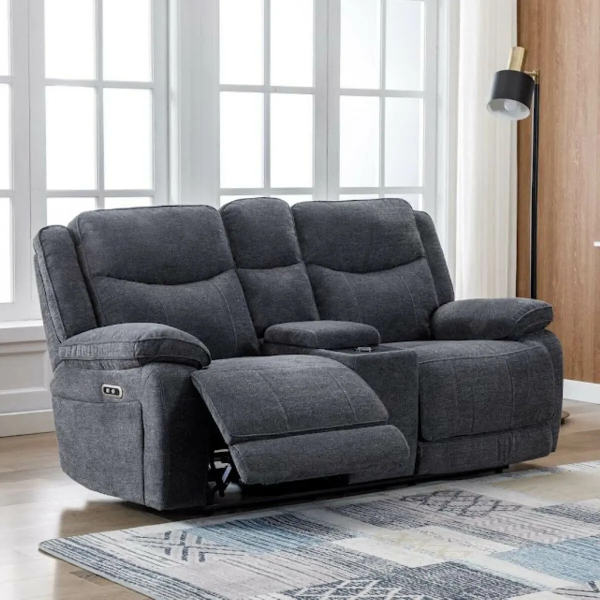 Brand new Herbert electric recliner couch