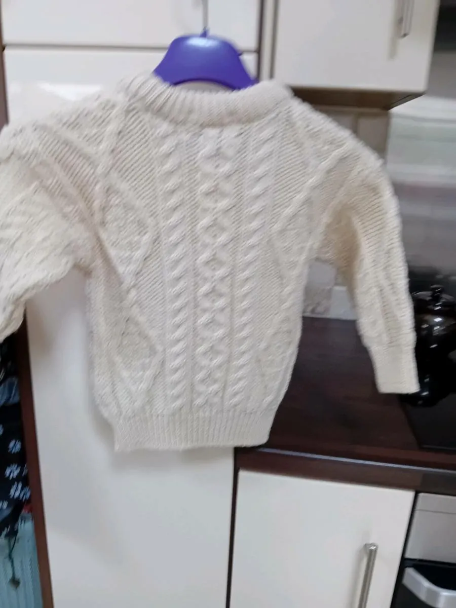 BOYS / GIRLS ARRAN JUMPER NEW - Image 2