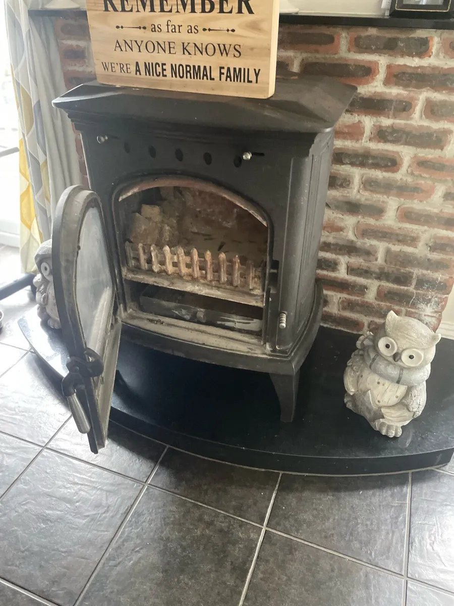 Stove pipes and granite hearth - Image 1