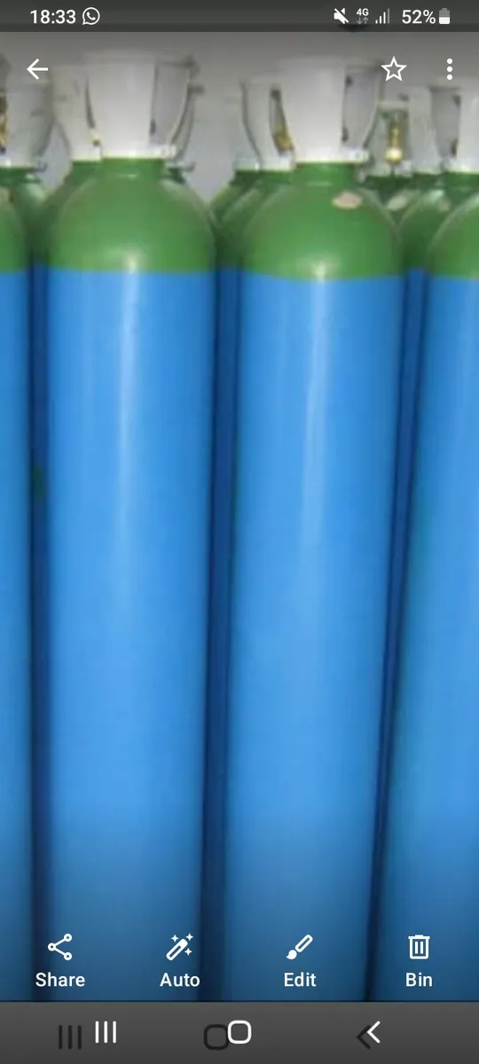 Welding gas