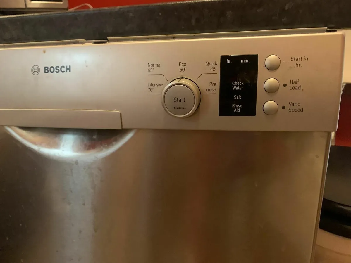 Bosch Serie 4  Brushed Chrome Dishwasher - Image 1
