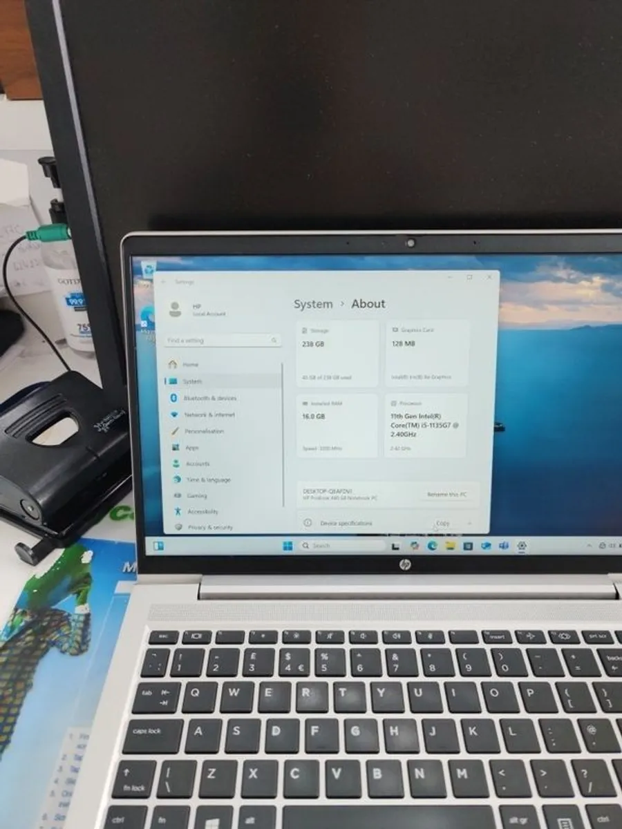 14'' Hp Probook 440 G8 (Intel I5)256gb storage 16gb ram - Image 4