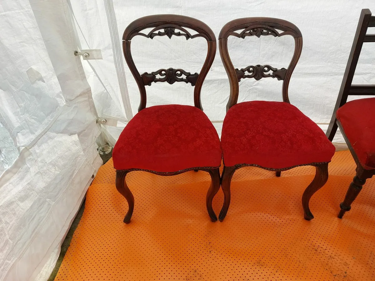 Antique Chairs  lot Restoration Project - Image 1