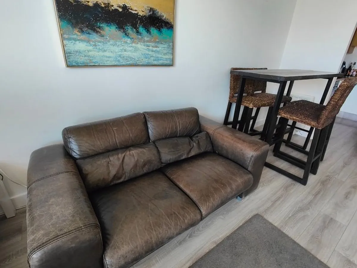 Sofa and Counter-Height Table - Image 2