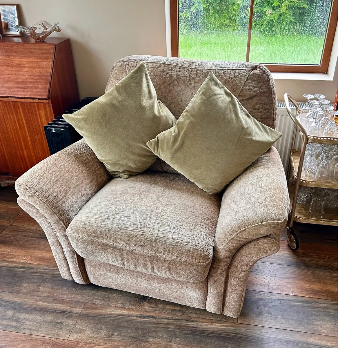 2 very comfortable DFS Armchairs - Image 2