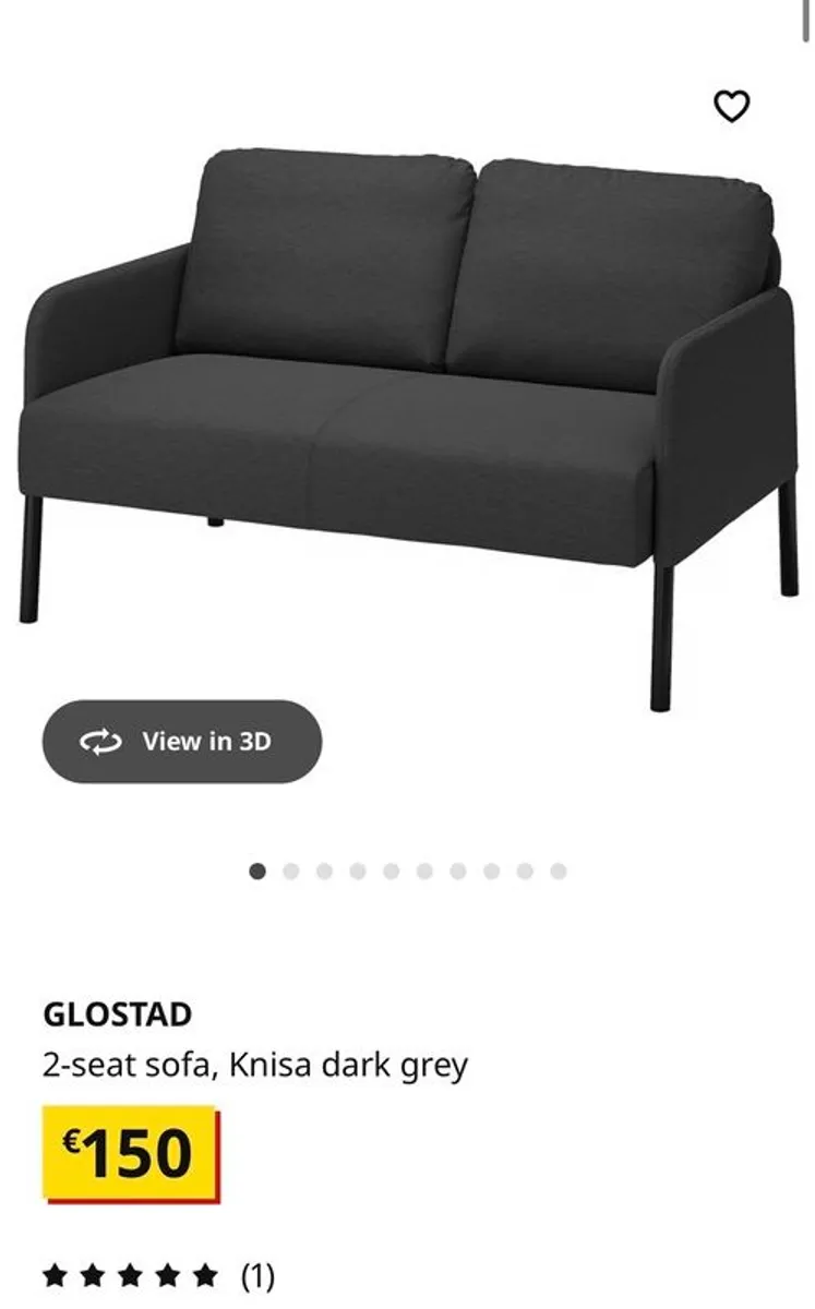 Small 2 Seater Couch - Image 1