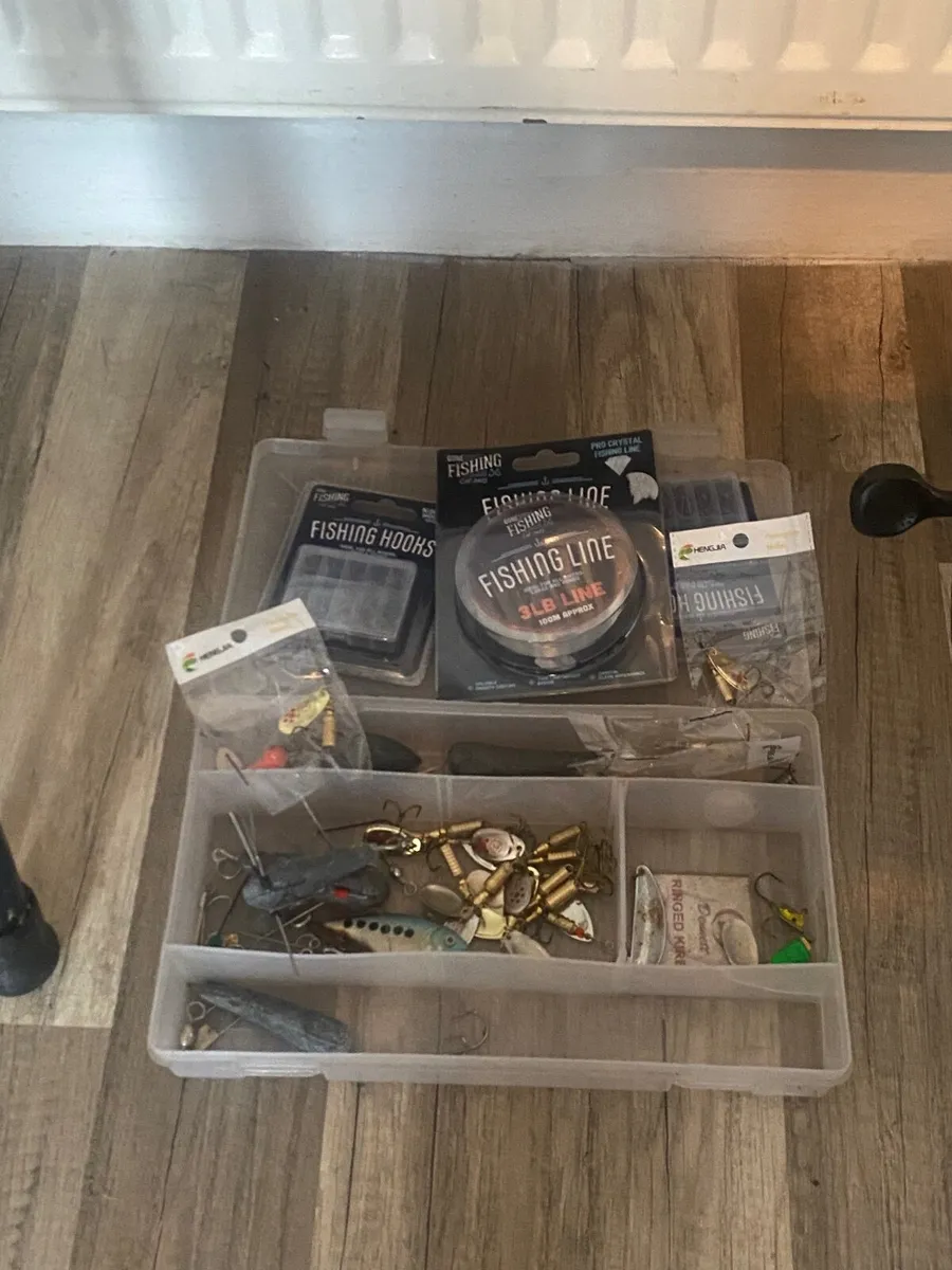 2 X Fishing Rods and Tackle - Image 3