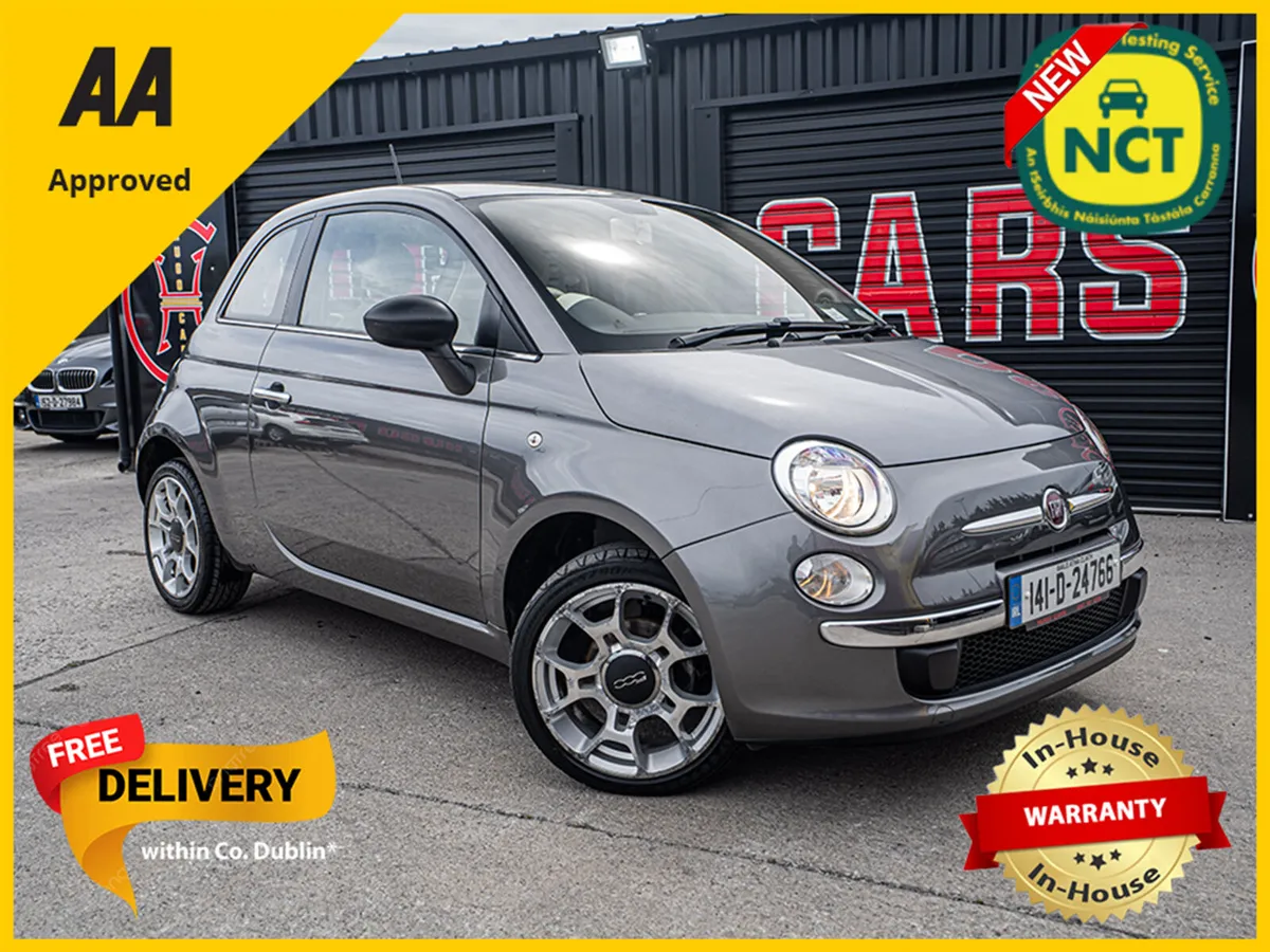2014 Fiat 500 1.2/64k kms/New NCT/Warranty - Image 1