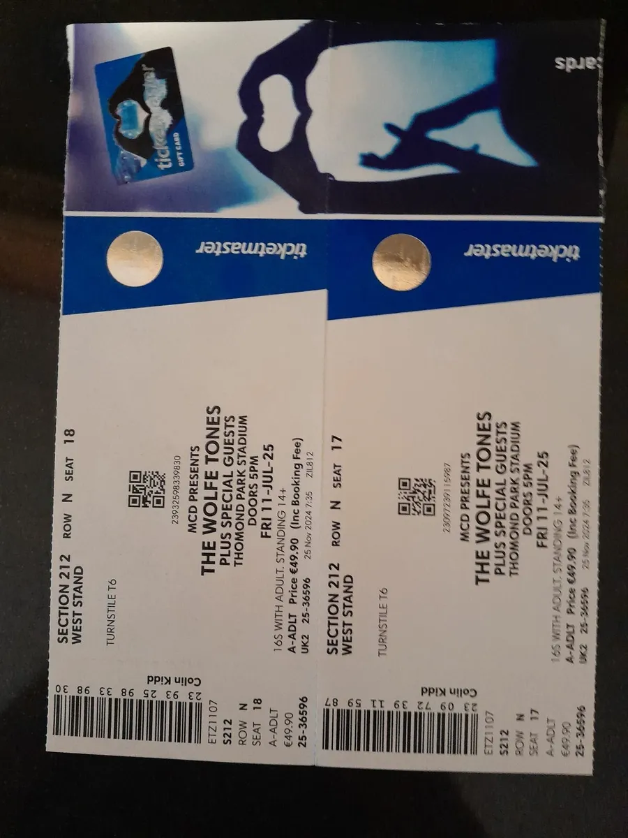 Concert tickets