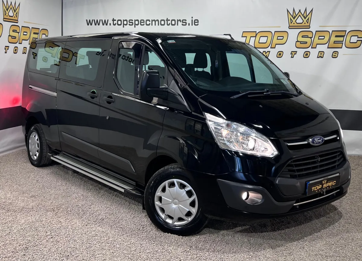 2017 (172) ford transit custom 9 seater mini bus🎩 - Image 1