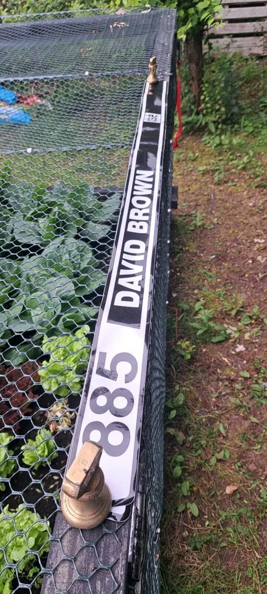 David brown cast iron sign - Image 2