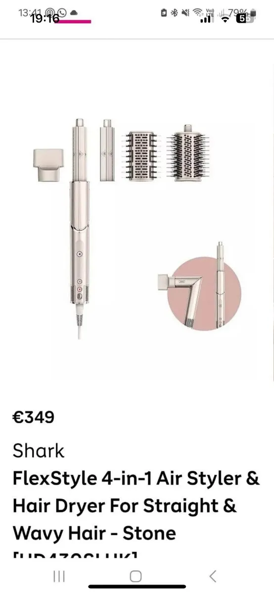 Shark 4in 1 hairdryer styler. - Image 1
