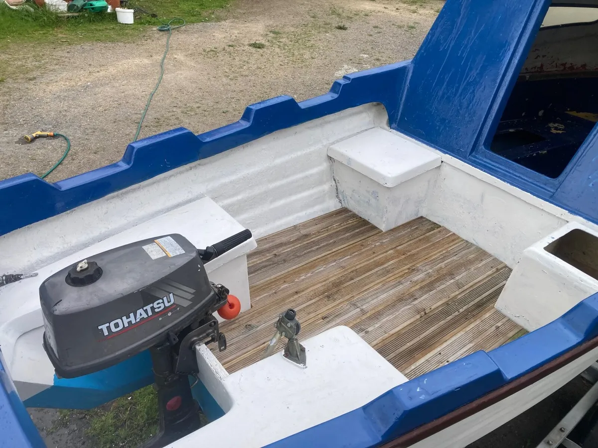 17’ cuddy fishing  boat - Image 2