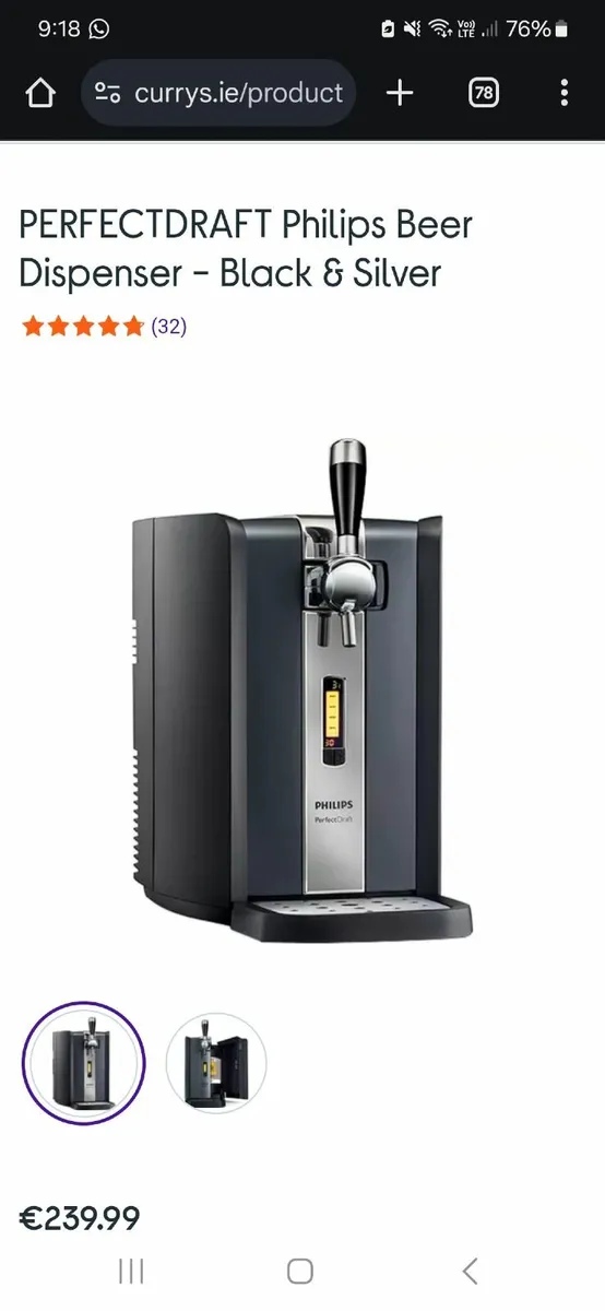 Philips beer dispenser - Image 1