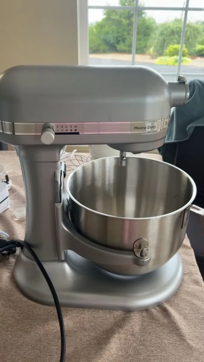 KitchenAid DE509 Heavy Duty Stand Mixer 6.9Ltr Silver - Image 3