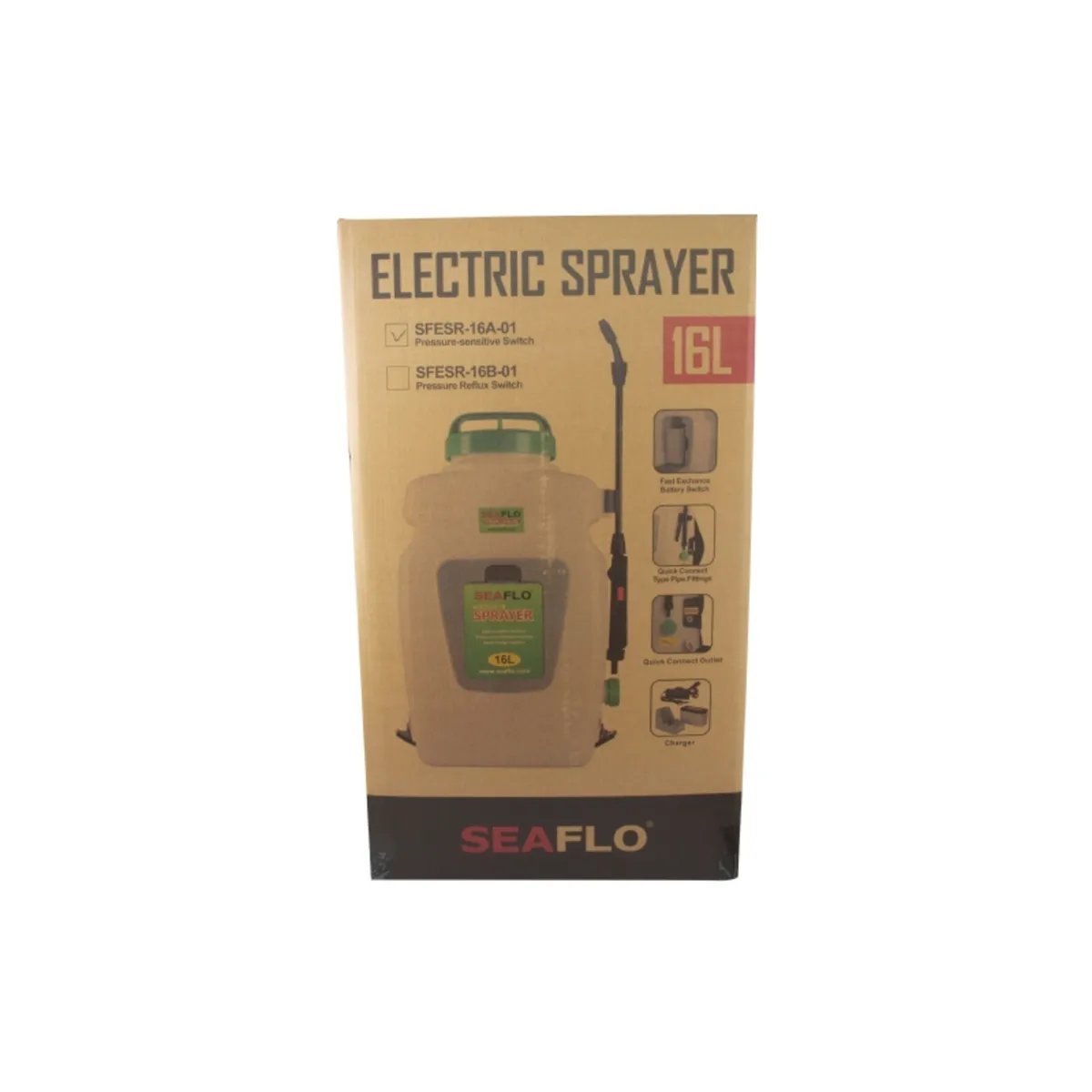 Electric Rechargeable Knapsack Sprayer – 16L, 12V - Image 4