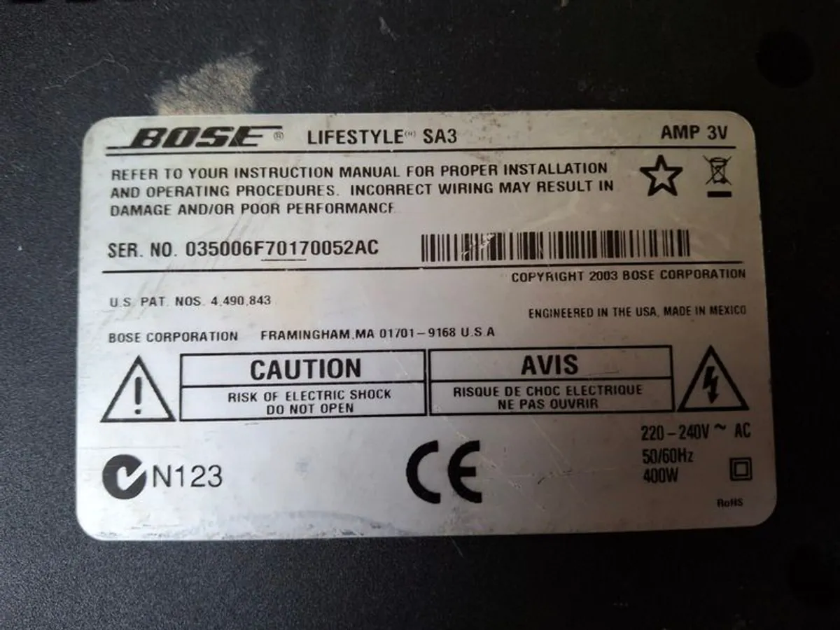 Bose Stereo Amplifiers - Image 3
