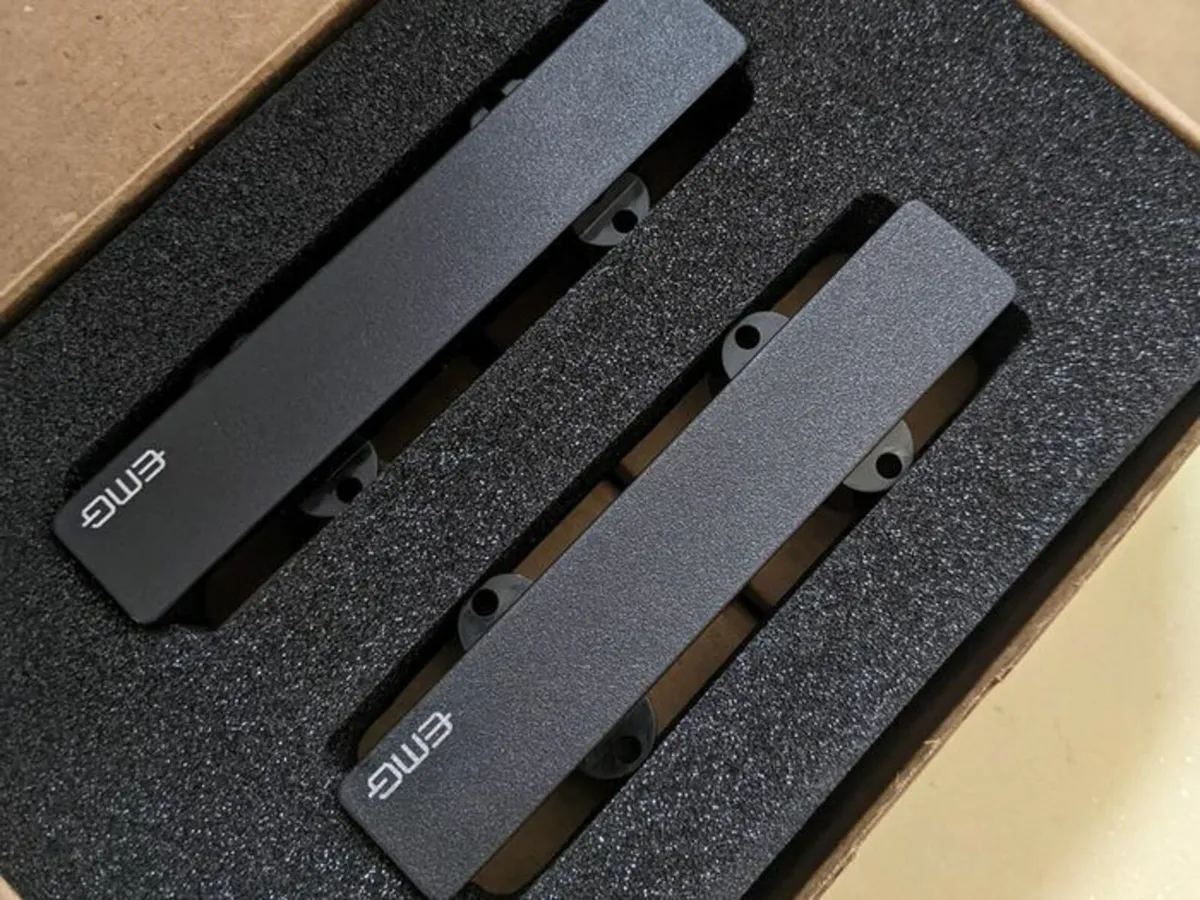 EMG active jazz J5 string pickups and wiring kit - Image 2