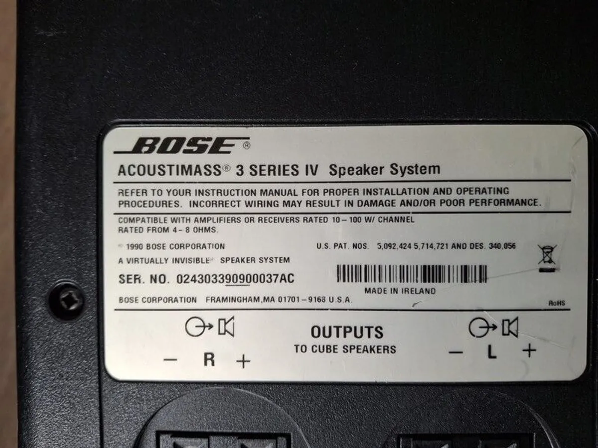 Bose Speaker System - Image 3