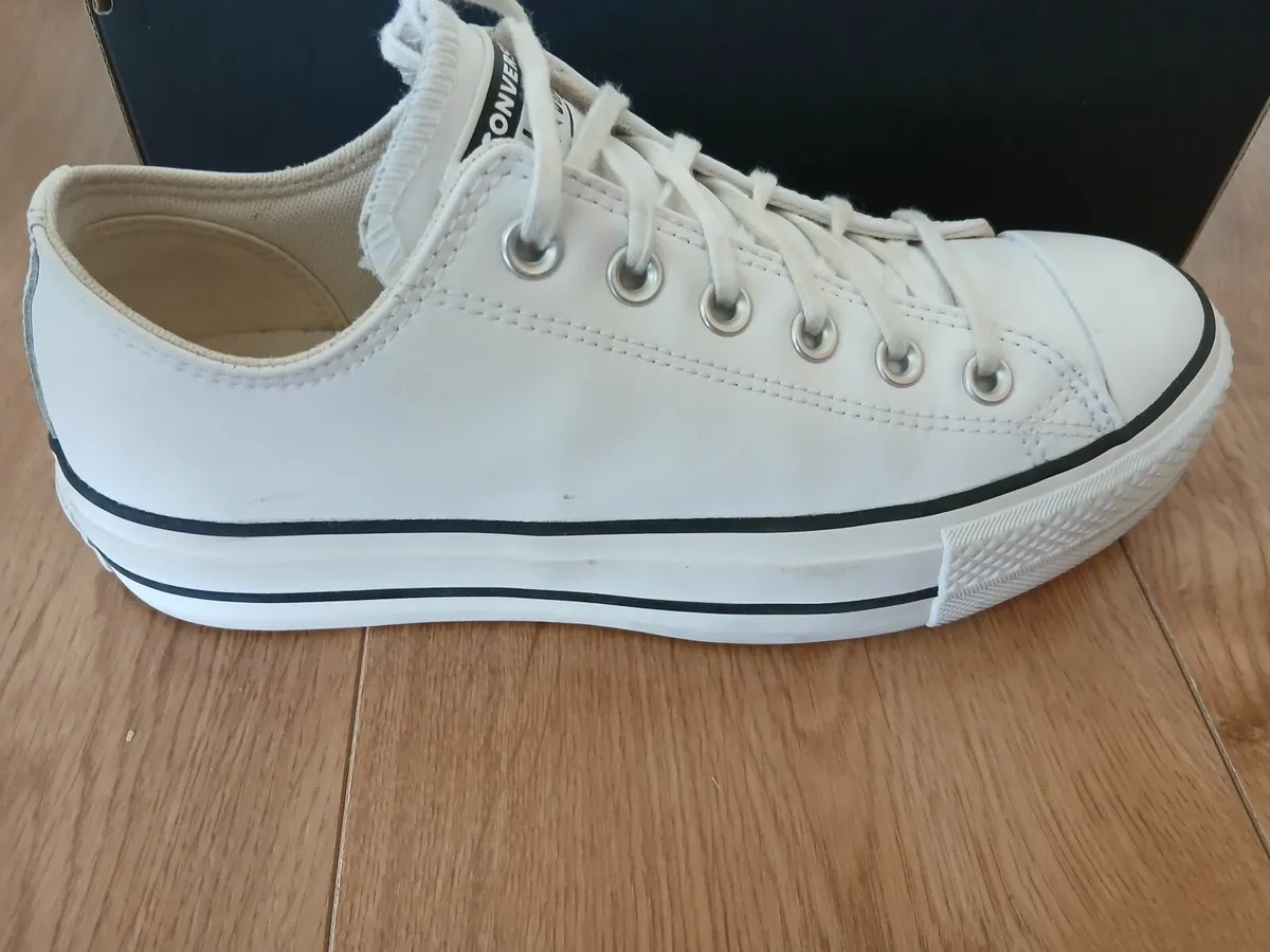 White Platform Converse - Image 2