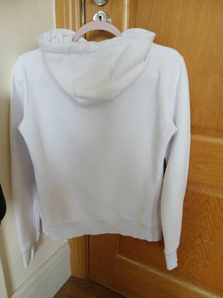 White Womens Best hoodie - Image 2