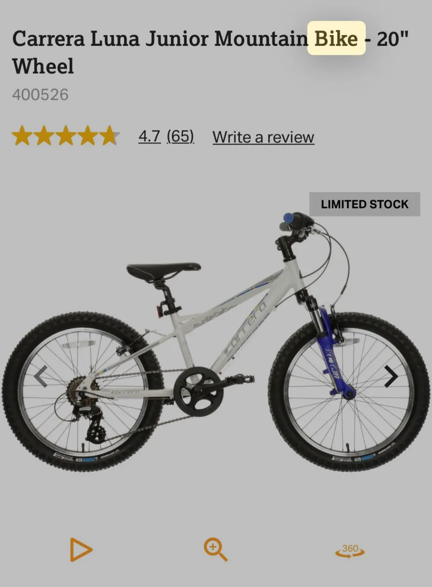 Kids Mountain Bike - Image 1