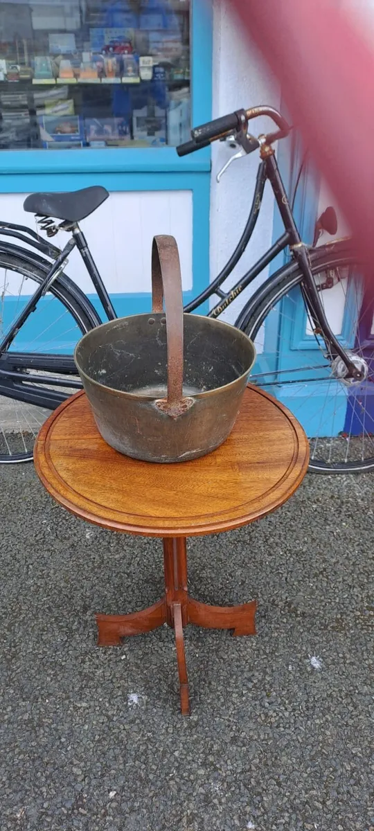 Vintage Large Copper Pot - Image 1