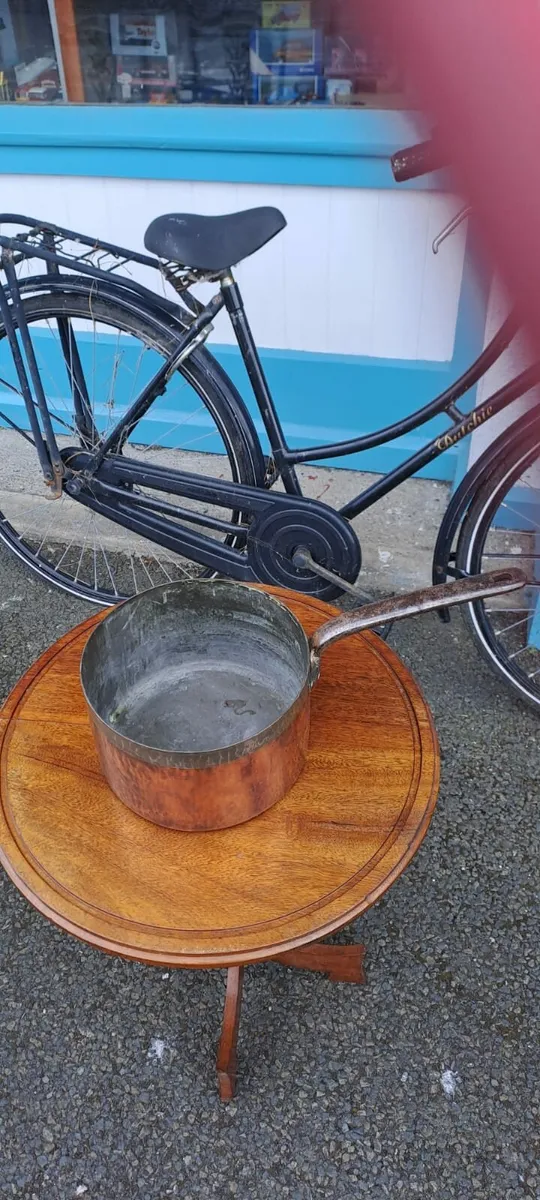 Vintage Large Copper Pot - Image 2