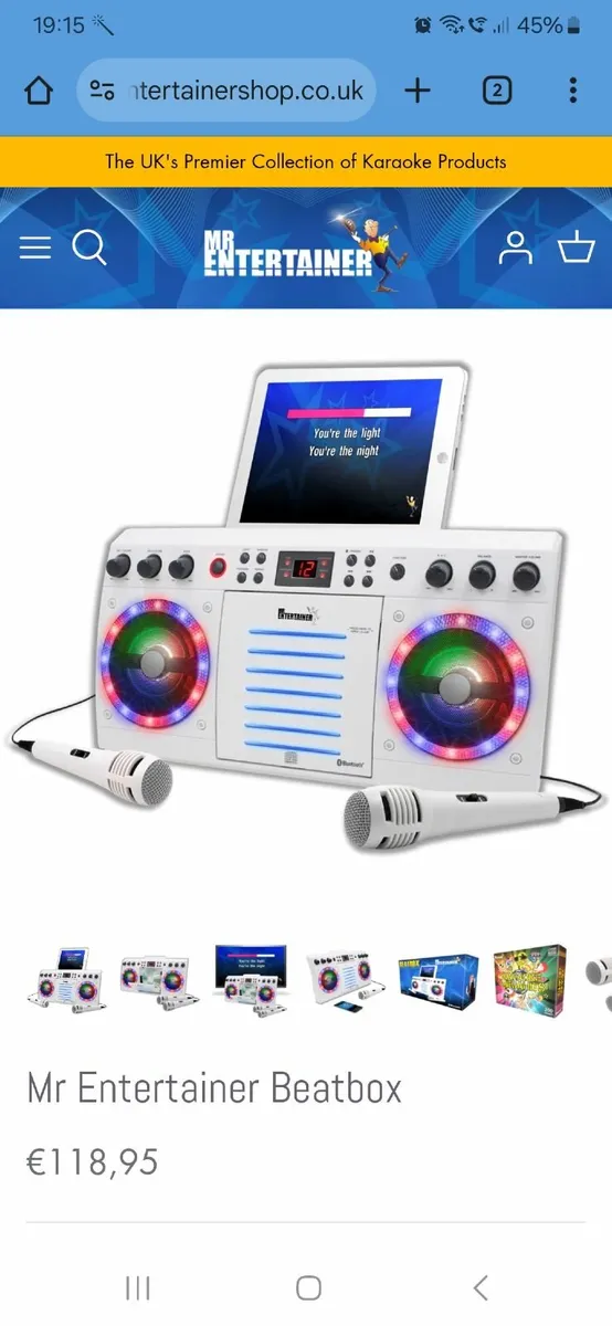 Mr entertainer karaoke set - Image 1
