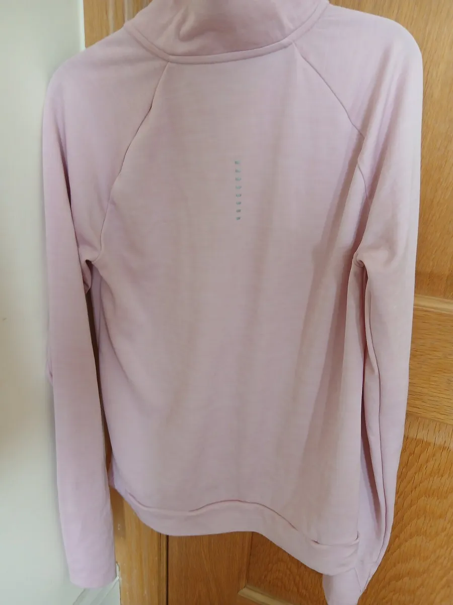 Pink nike running jumper - Image 2