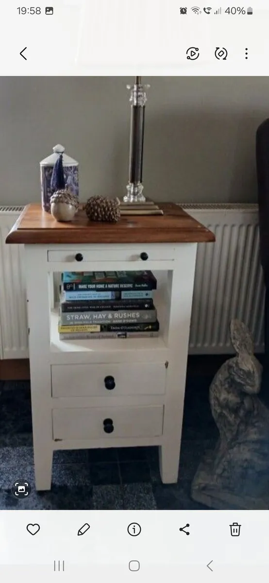 Solid wood Lamp table - Image 1