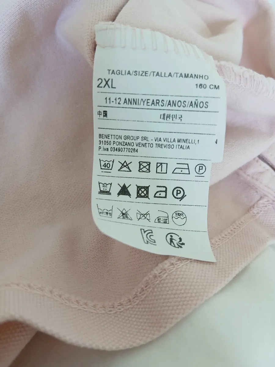 Pink Benetton long sleve top - Image 3