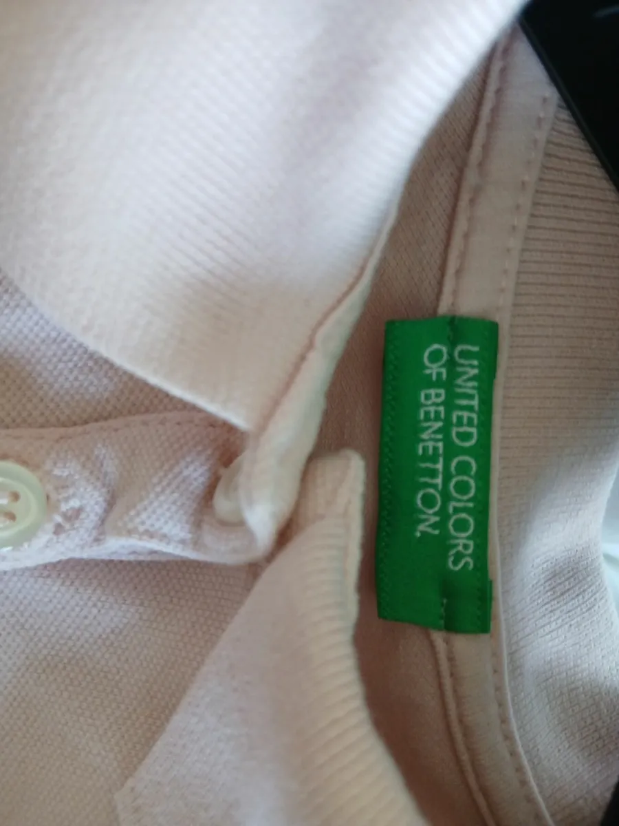 Pink Benetton long sleve top - Image 4