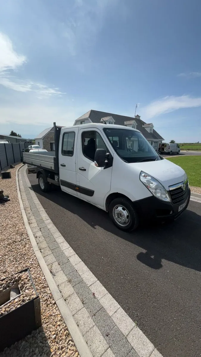 2015 vauxhall movano crewcab tipper - Image 1
