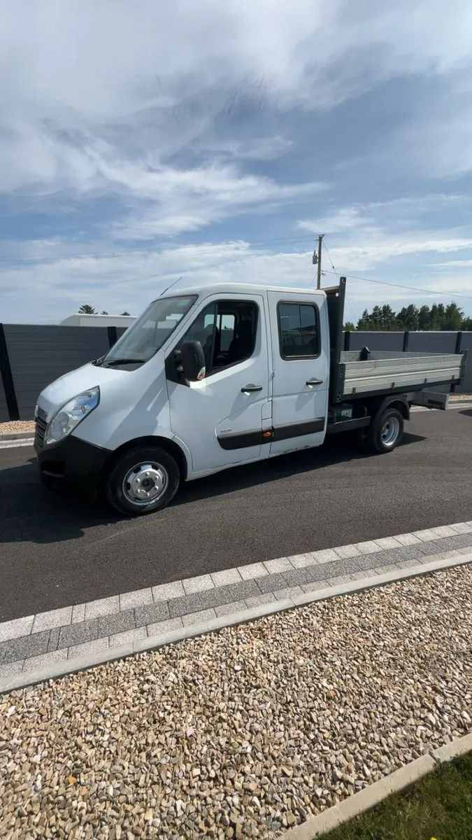 2015 vauxhall movano crewcab tipper - Image 2