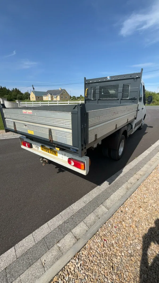 2015 vauxhall movano crewcab tipper - Image 4