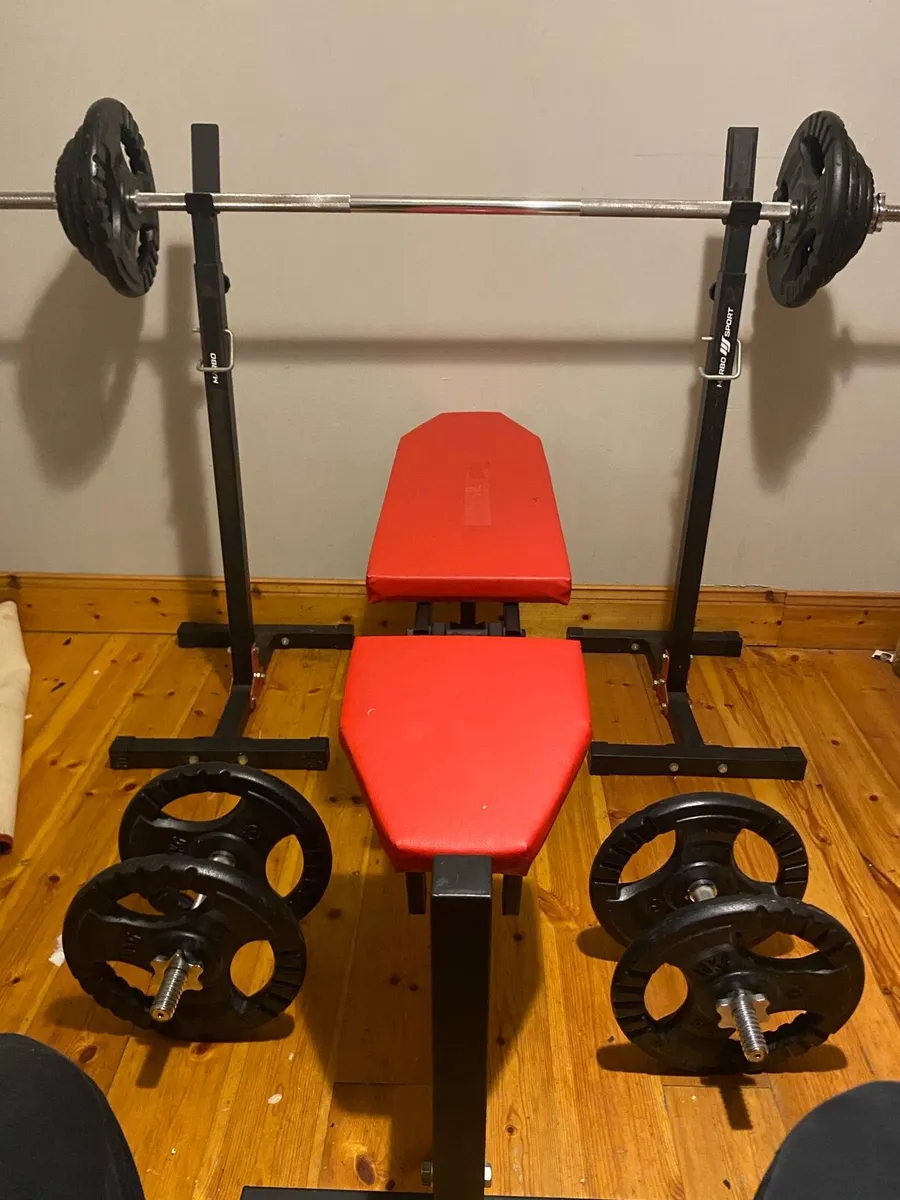 Bench press / Squat rack / dumbbells - Image 1