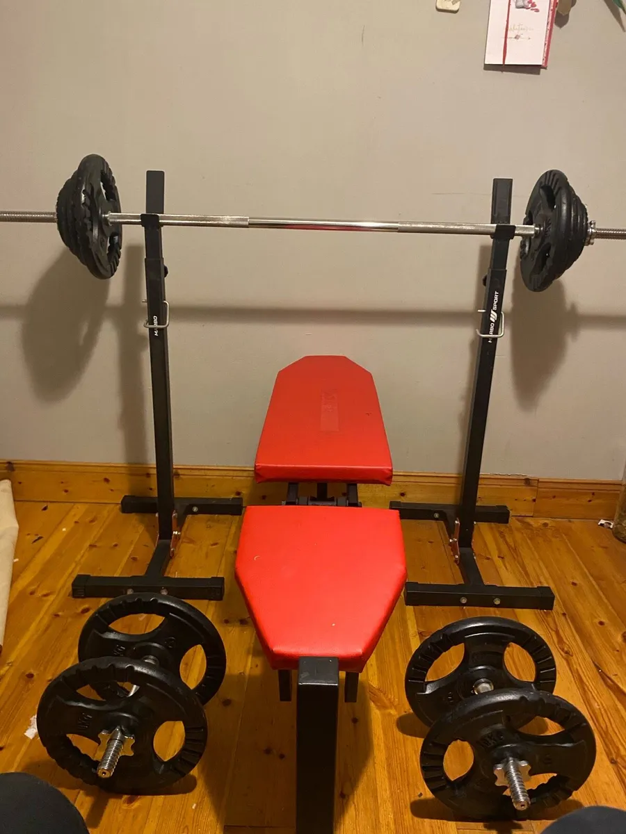 Bench press / Squat rack / dumbbells - Image 2