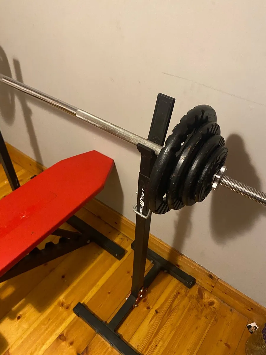 Bench press / Squat rack / dumbbells - Image 4