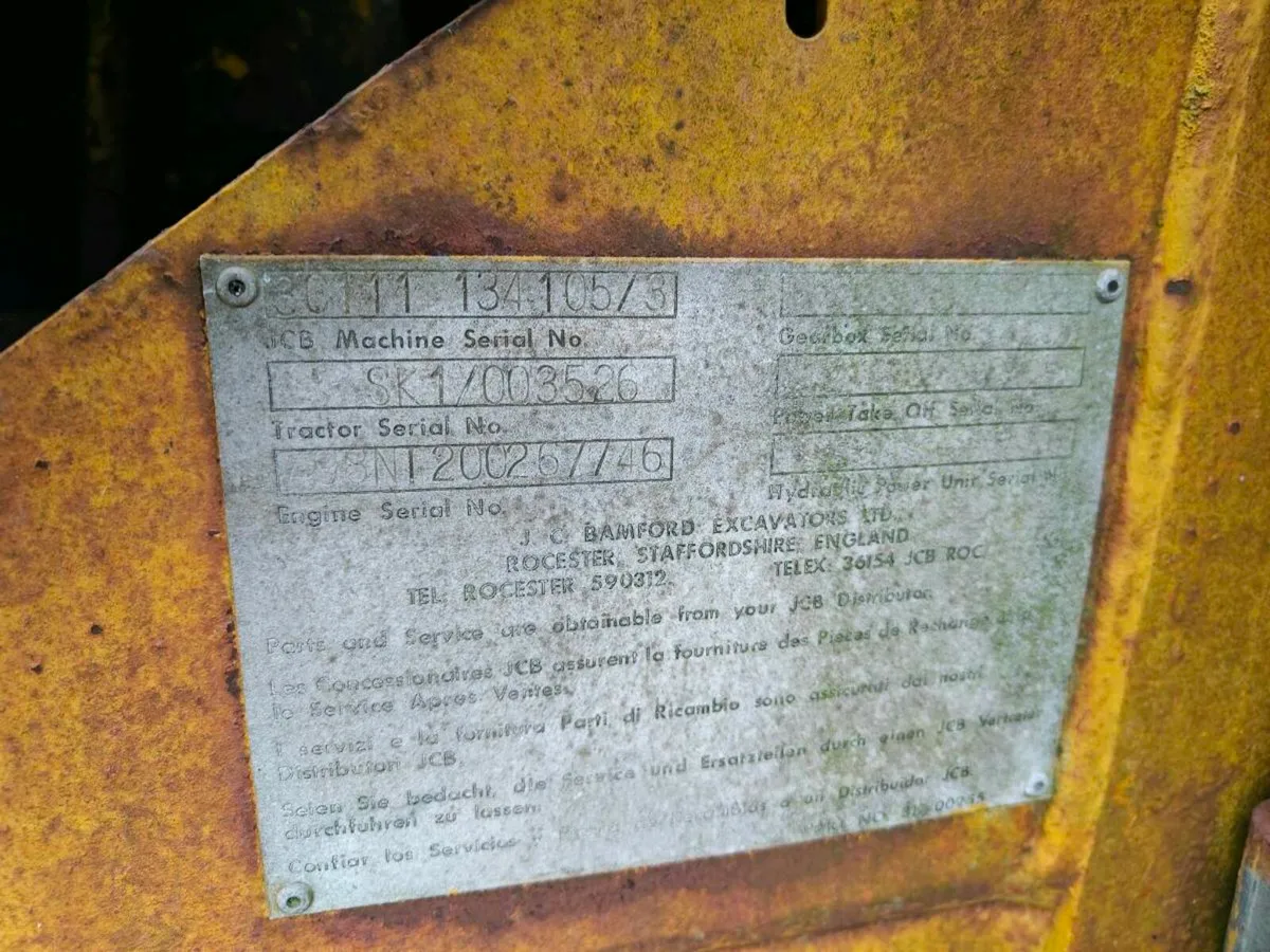 JCB 3C3 Digger - Image 2